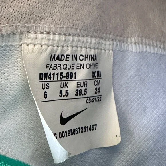 Men's Nike By You Size 6 Blazer Mid '77 Green White Retro Swoosh - Picture 8 of 13